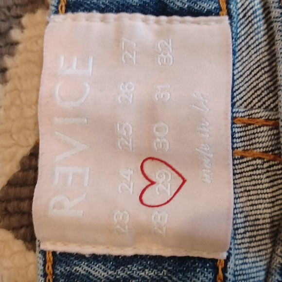 REVICE Ruby Tuesday Jeans With Red Stripe Women's 28 - Picture 8 of 15